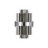 Kade Wall Light Nickel - Smoked Glass